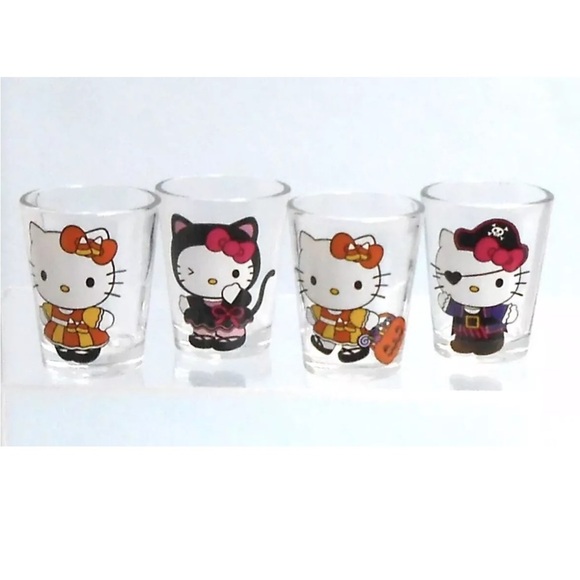 Hello Kitty Shot Glass Set Halloween - Picture 1 of 6